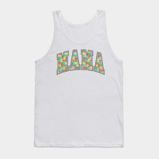 Puzzle Mama Autism Awareness Gift for Birthday, Mother's Day, Thanksgiving, Christmas Tank Top